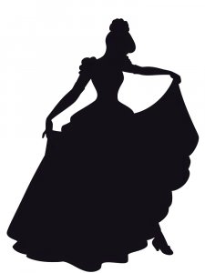 Cinderella Stencil 5