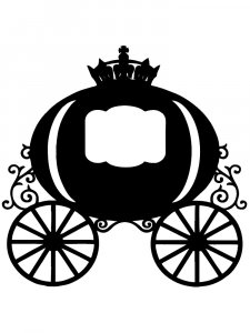 Cinderella Stencil 8
