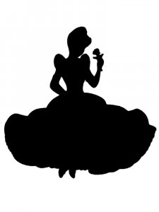 Cinderella Stencil 9