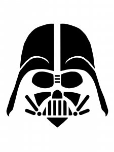 Darth Vader Stencil 1