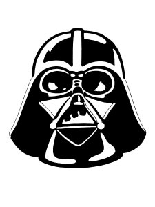 Darth Vader Stencil 3
