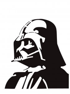 Darth Vader Stencil 4