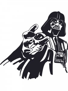 Darth Vader Stencil 7