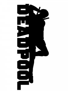 Deadpool Stencil 1