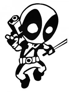 Deadpool Stencil 11