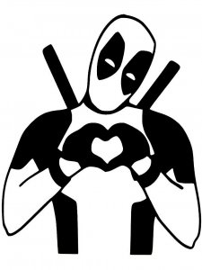 Deadpool Stencil 3