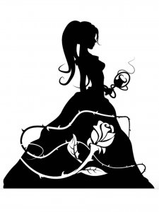 Disney Princesses Stencil 13