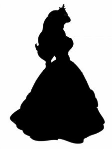 Disney Princesses Stencil 14