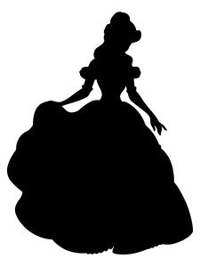 Disney Princesses Stencil 19