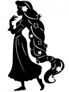 Disney Princesses Stencil 4