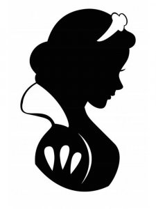 Disney Princesses Stencil 7