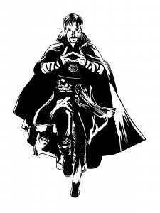 Doctor Strange Stencil 2