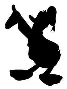 Donald Duck Stencil 1