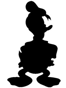 Donald Duck Stencil 6