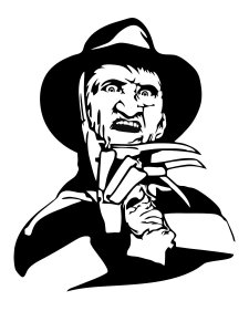 Freddy Krueger Stencils 5
