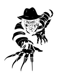 Freddy Krueger Stencils 7
