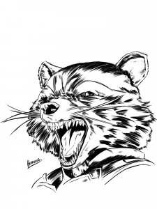 Guardians of the Galaxy Stencil 12