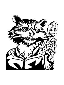 Guardians of the Galaxy Stencil 4