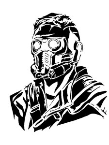 Guardians of the Galaxy Stencil 5