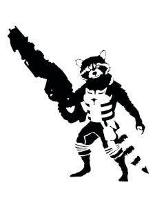 Guardians of the Galaxy Stencil 9