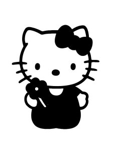 Hello Kitty Stencil 10