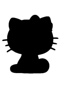 Hello Kitty Stencil 11