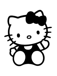 Hello Kitty Stencil 12