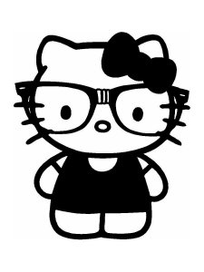Hello Kitty Stencil 5