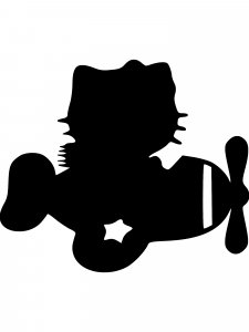 Hello Kitty Stencil 6