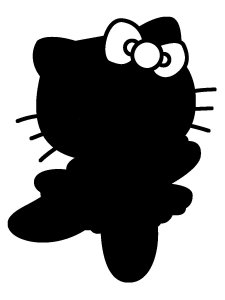 Hello Kitty Stencil 7
