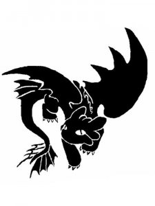 How to Train Your Dragon Stencil 1