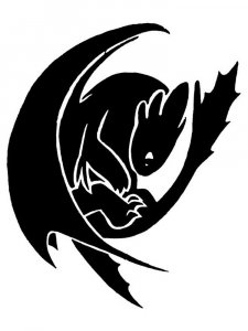 How to Train Your Dragon Stencil 2