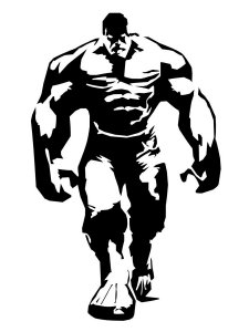 Hulk Stencil 1