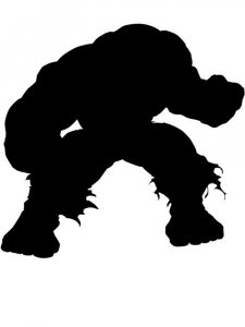 Hulk Stencil 12