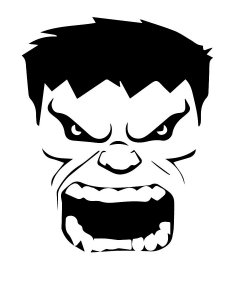 Hulk Stencil 15