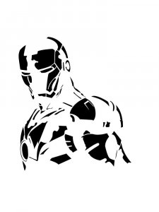 Iron Man Stencils 1