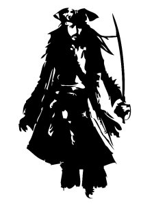 Jack Sparrow Stencils 8