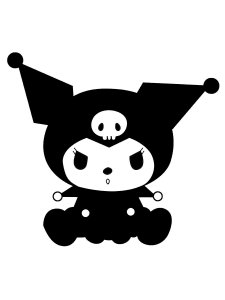 Kuromi Stencil 4