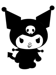 Kuromi Stencil 5