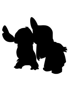 Lilo And Stitch Stencil 1