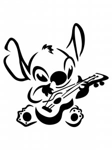 Lilo And Stitch Stencil 8