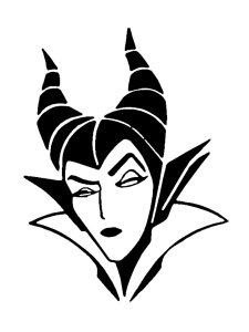 Maleficent Stencils 3