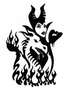 Maleficent Stencils 6