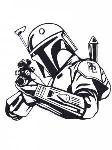 Mandalorian Stencil 4