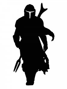 Mandalorian Stencil 6