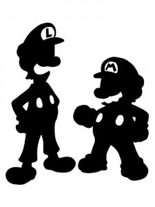Mario Stencil 1