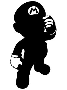 Mario Stencil 2