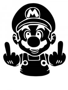 Mario Stencil 6