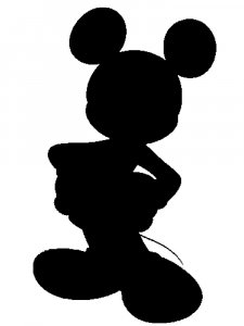 Mickey Mouse Stencil 10