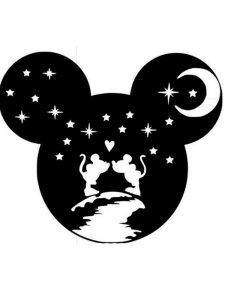 Mickey Mouse Stencil 11